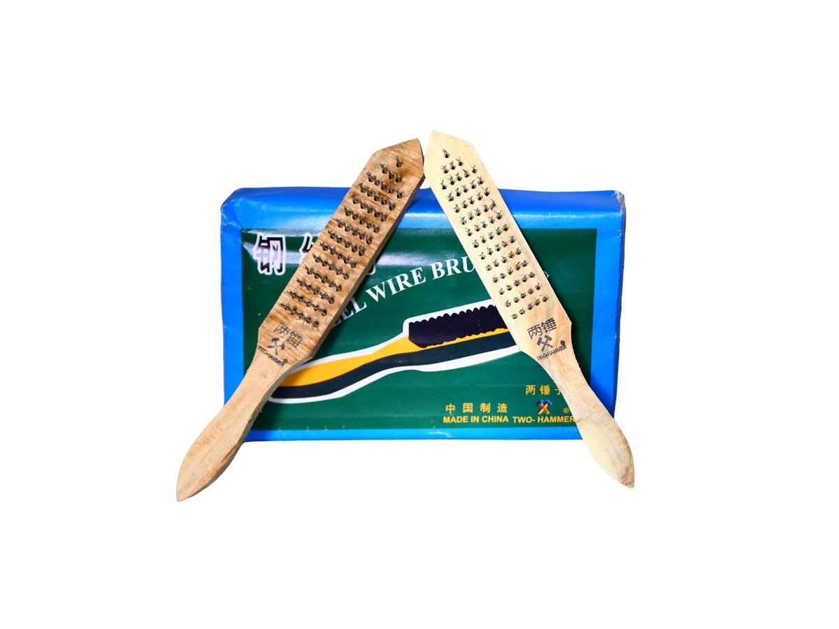 Steel Wire Hand Brush (3–6 Row)